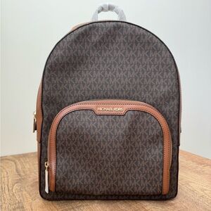NWT Michael‎ Kors Jaycee Large Backpack | Brown
